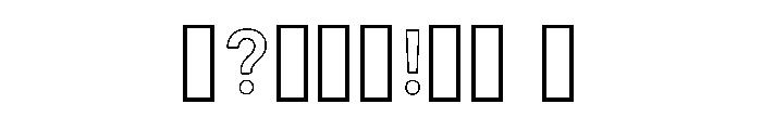 Myria Regular Font OTHER CHARS