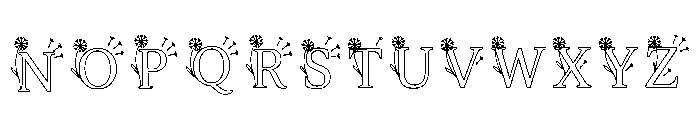 Myria Regular Font LOWERCASE