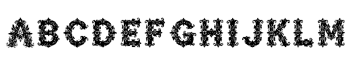 Myrrhine Regular Font UPPERCASE