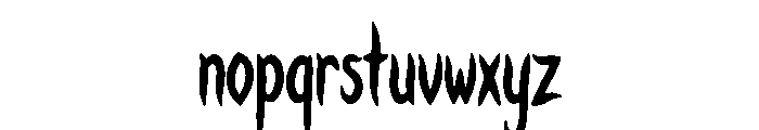 Mystaven Font LOWERCASE
