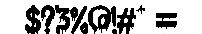 Mystery Blood Font OTHER CHARS