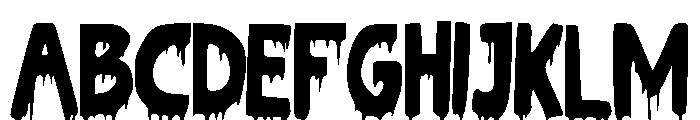 Mystery Blood Font UPPERCASE