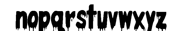 Mystery Blood Font LOWERCASE