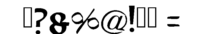 Mystery October Regular Font OTHER CHARS