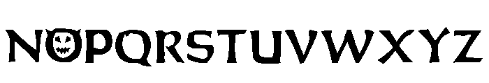 Mystery October Regular Font UPPERCASE