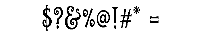Mystic Cobweb Font OTHER CHARS