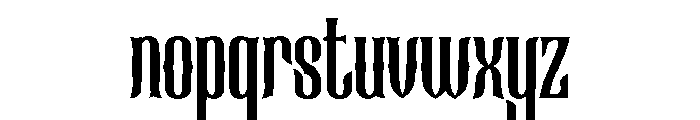 Mystic Crown Gothic Font LOWERCASE