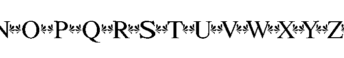 Mystic  Monogram Font UPPERCASE