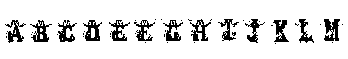 Mystic Silhouette Regular Font UPPERCASE