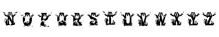 Mystic Silhouette Regular Font UPPERCASE