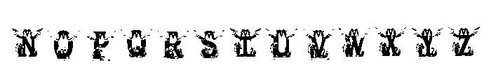 Mystic Silhouette Regular Font LOWERCASE