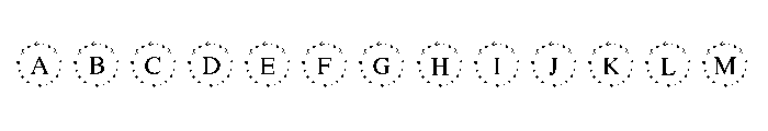 Mystic Star Frame FONT