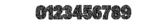 Mystic Swirl Block By S Regular Font OTHER CHARS