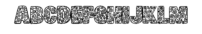 Mystic Swirl Outline By Regular FONT