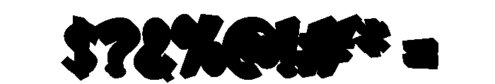 Mystical Horror 1 Extrude Reg Font OTHER CHARS