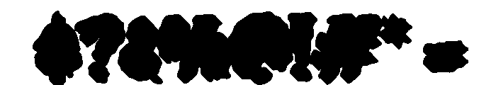 Mystical Horror 2 Extrude Reg Font OTHER CHARS