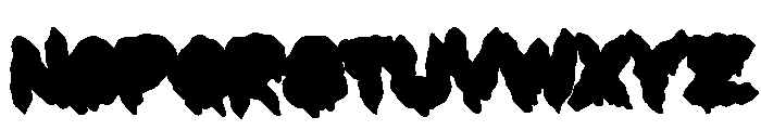Mystical Horror 2 Extrude Reg Font LOWERCASE