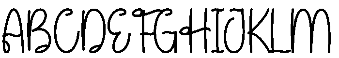 Mystical Signature Font UPPERCASE