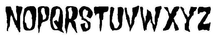 Mystique Darkness Font LOWERCASE