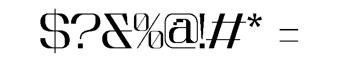 Myten Years Font OTHER CHARS