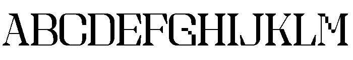 Myten Years Font UPPERCASE