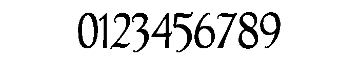 Mythgrove Regular Font OTHER CHARS
