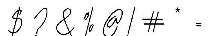 Mythic Sunset Font OTHER CHARS