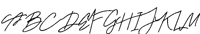 Mythic Sunset Font UPPERCASE