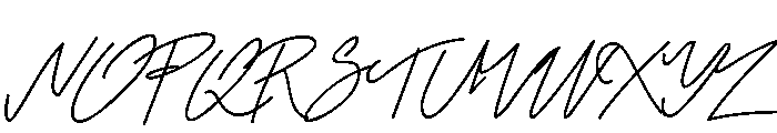 Mythic Sunset Font UPPERCASE
