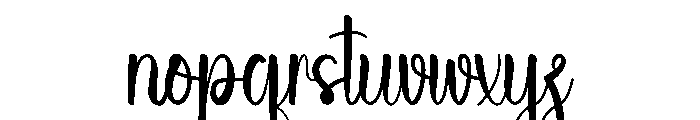 Mythshire Font LOWERCASE