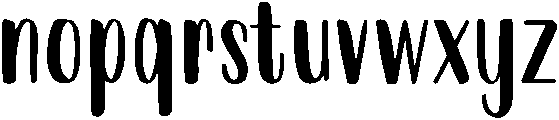 MY LOVE otf (400) Font LOWERCASE