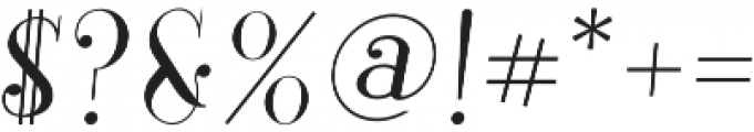 My Beloved Serif Italic otf (400) Font OTHER CHARS