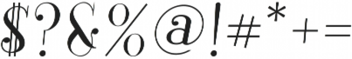 My Beloved Serif Italic ttf (400) Font OTHER CHARS
