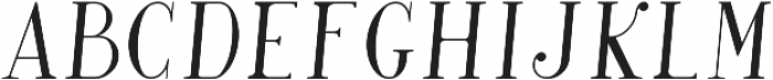 My Beloved Serif Italic ttf (400) Font UPPERCASE