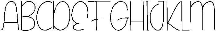 My Biscuit Regular otf (400) Font UPPERCASE