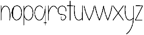 My Biscuit Regular otf (400) Font LOWERCASE