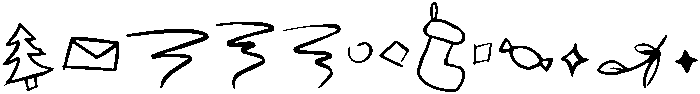 My Dear Santa Extras otf (400) FONT
