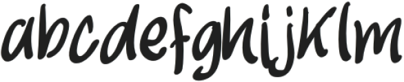 My First Font Regular otf (400) Font LOWERCASE