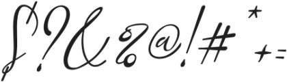 My Future Italic otf (400) Font OTHER CHARS