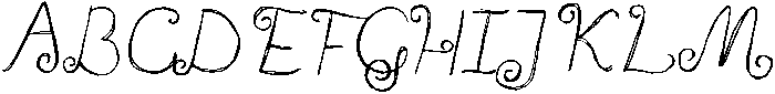 My Lost Trinket Bold otf (700) Font UPPERCASE