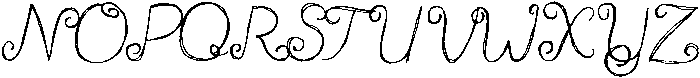 My Lost Trinket Bold otf (700) Font UPPERCASE
