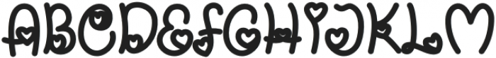 My Love Letter Two otf (400) Font UPPERCASE
