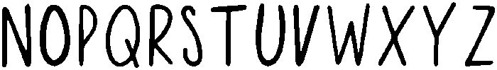 MyFont Regular otf (400) Font LOWERCASE