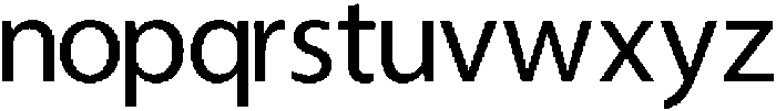 Mybasic Regular otf (400) Font LOWERCASE