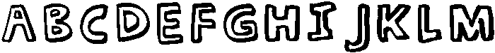 Myfont Regular otf (400) Font UPPERCASE