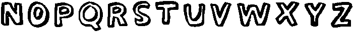 Myfont Regular otf (400) Font UPPERCASE
