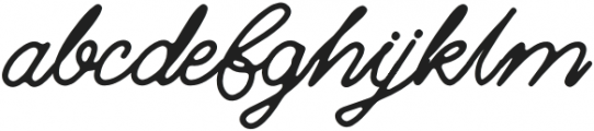Myla Regular otf (400) Font LOWERCASE