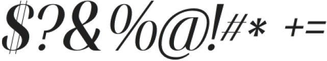 Mylierka Light Italic otf (300) Font OTHER CHARS
