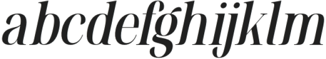 Mylierka Light Italic otf (300) Font LOWERCASE