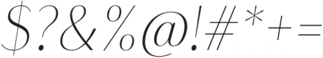 Mylon-Italic otf (400) Font OTHER CHARS